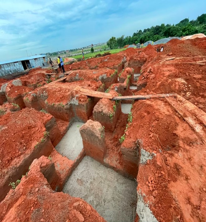 ONGOING WORK ON 18 X 2 MOQ BLOCK D AT ENUGU
